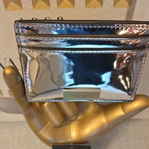 Kate Spade Bridget Mirror Metallic Small Slim Card Holder
